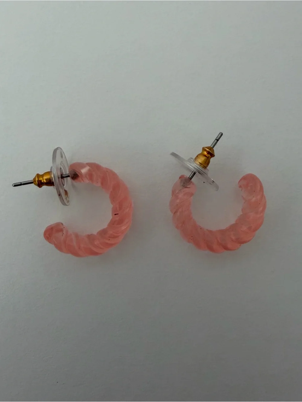 Nordstrom Peach and Blush Hoop Earring Set